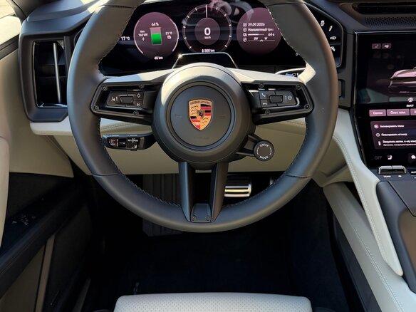 2026 Porsche Cayenne Electric IV, бежевый - вид 19