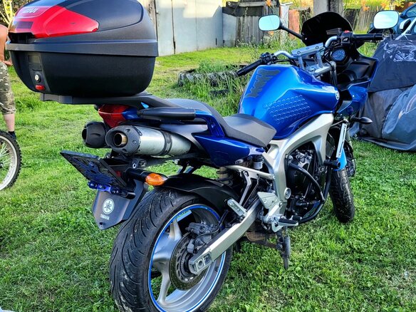 2009 Yamaha FZ6, синий, 430000 рублей - вид 2