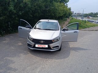 2018 Lada (ВАЗ) Vesta I, серебристый, 625000 рублей, вид 2