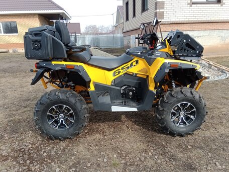 2024 Stels ATV-650 Guepard Trophy, жёлтый, 899000 рублей, вид 5