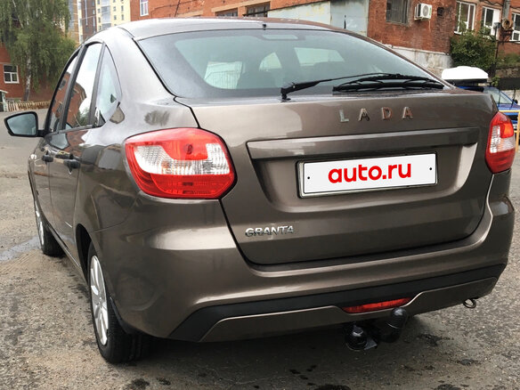 2018 Lada (ВАЗ) Granta I Рестайлинг, коричневый, 520000 рублей - вид 5