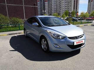 2011 Hyundai Elantra V (MD), голубой, 740000 рублей, вид 4