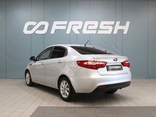 2014 Kia Rio III, серебристый, 1060000 рублей, вид 2