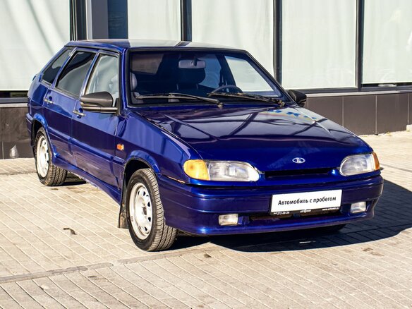 2007 Lada (ВАЗ) 2114, синий, 120000 рублей - вид 6