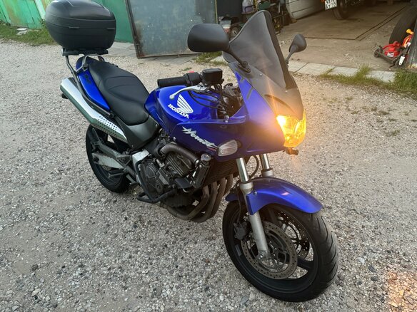 2000 Honda CB 600F Hornet, синий, 350000 рублей - вид 5