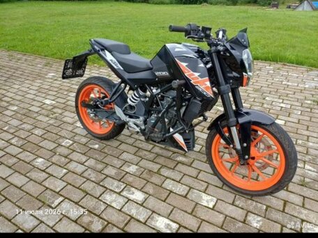 2018 KTM 200 Duke, чёрный, 260000 рублей, вид 2