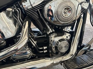 2005 Harley-Davidson Heritage Classic, красный, 1140000 рублей, вид 4
