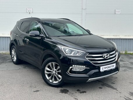 2015 Hyundai Santa Fe III Рестайлинг, чёрный, 1900000 рублей, вид 4