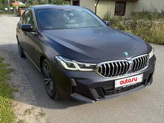 2021 BMW 6 серии Gran Turismo 620d xDrive IV (G32) Рестайлинг, синий, 5615000 рублей, вид 3