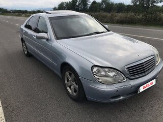 1998 Mercedes-Benz S-Класс 430 Long IV (W220), серебристый, 450000 рублей, вид 3