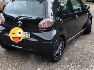 2009 Toyota Aygo I Рестайлинг, чёрный, 450000 рублей, вид 4