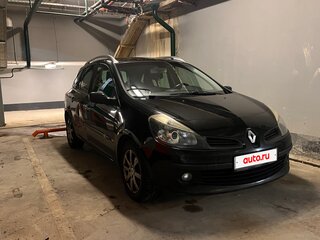2008 Renault Clio III, чёрный, 490000 рублей, вид 3