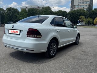 2019 Volkswagen Polo V Рестайлинг, белый, 1190000 рублей, вид 4