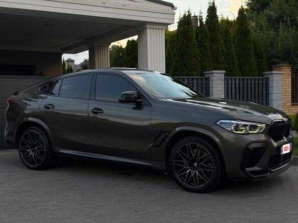 2020 BMW X6 M Competition III (F96), зелёный - вид 5