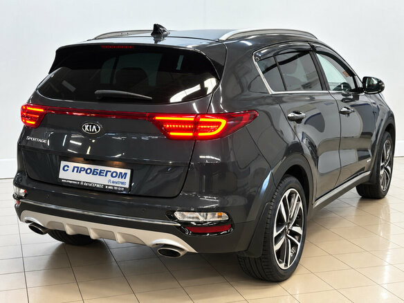 2019 Kia Sportage IV Рестайлинг, серый, 2590000 рублей - вид 3