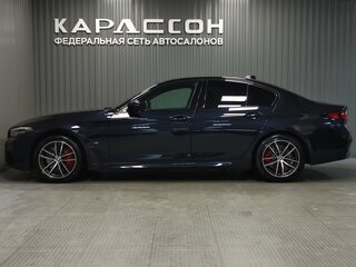 2021 BMW 5 серии 530e xDrive VII (G30/G31/G38) Рестайлинг, синий, 4700000 рублей, вид 5