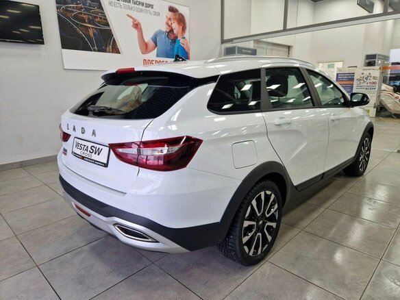 2026 Lada (ВАЗ) Vesta SW Cross I Рестайлинг (NG), белый - вид 1