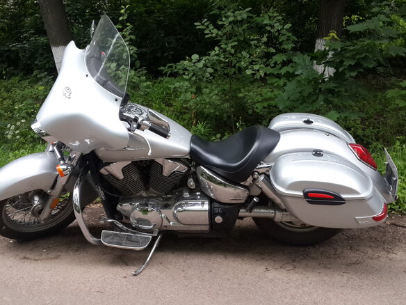 2006 Honda VTX 1300, серебристый, 495000 рублей
