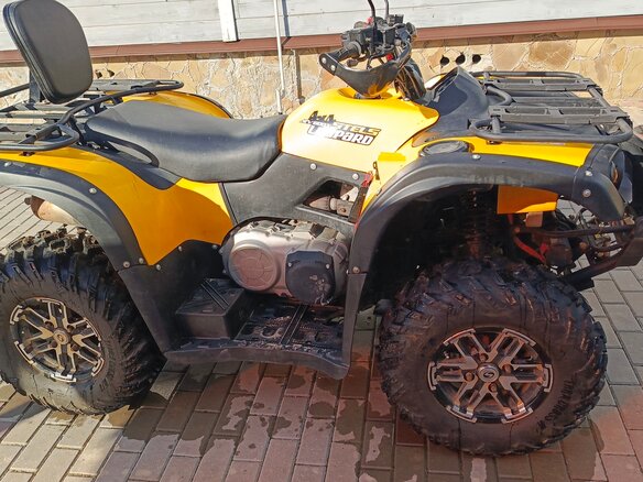 2016 Stels ATV-600YL Леопард, жёлтый, 490000 рублей - вид 9