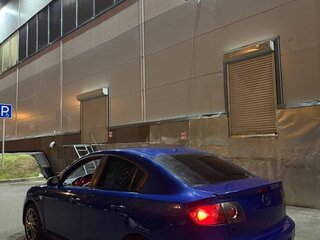 2006 Mazda 3 I (BK) Рестайлинг, синий, 365000 рублей, вид 4