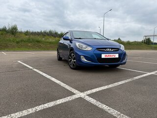 2012 Hyundai Solaris I, синий, 640000 рублей, вид 4