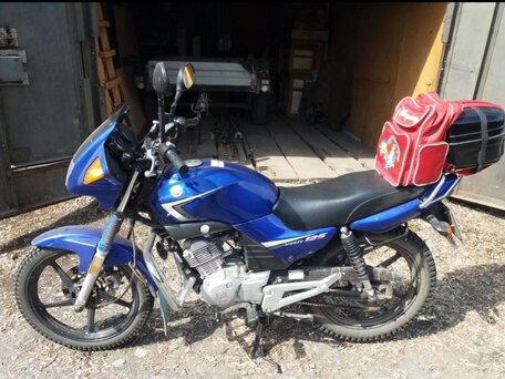2012 Yamaha YBR125, синий, 150000 рублей, вид 2