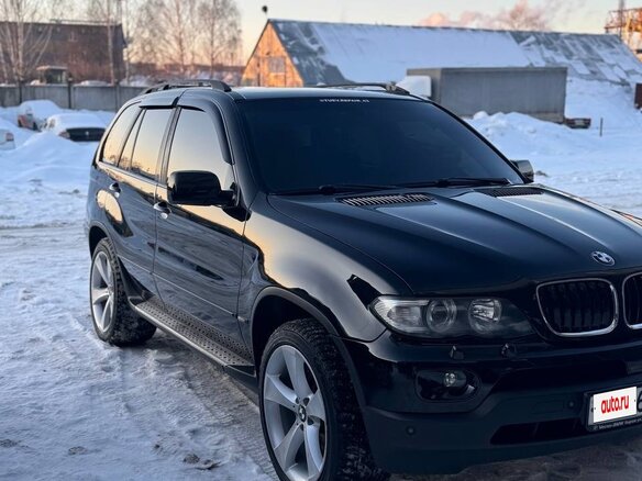 2004 BMW X5 4.4i I (E53) Рестайлинг, чёрный, 1500000 рублей - вид 9