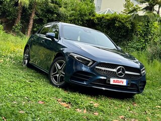 2021 Mercedes-Benz A-Класс 250 e IV (W177), синий, 3800000 рублей, вид 2