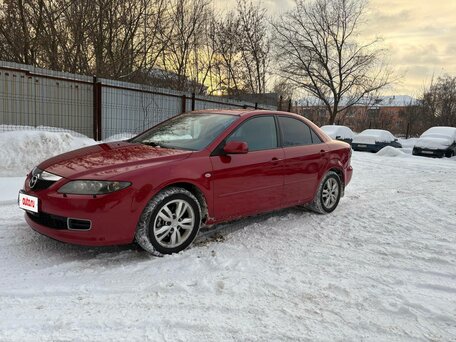 2005 Mazda 6 I (GG) Рестайлинг, красный, 420000 рублей, вид 1