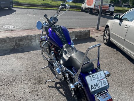 2006 Harley-Davidson Sportster 1200, синий, 605000 рублей, вид 4