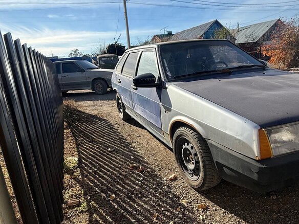1997 Lada (ВАЗ) 2109, синий, 35000 рублей - вид 3