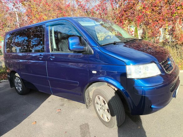 2003 Volkswagen Multivan, синий, 1450000 рублей - вид 3