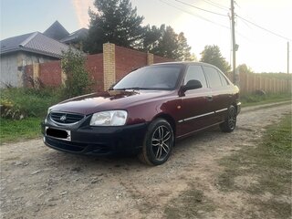 2007 Hyundai Accent ТагАЗ II, красный, 185000 рублей, вид 1