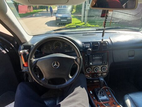 2002 Mercedes-Benz M-Класс 320 I (W163) Рестайлинг, чёрный, 500000 рублей, вид 5