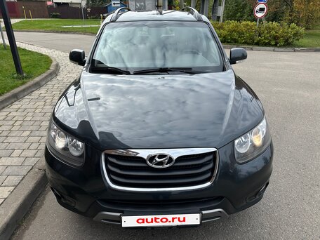 2011 Hyundai Santa Fe II Рестайлинг, серый, 1485000 рублей, вид 2