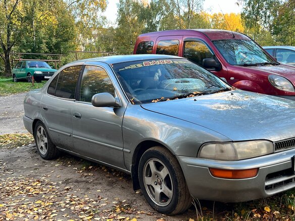 1992 Toyota Sprinter VII (E100), серый, 135000 рублей - вид 1