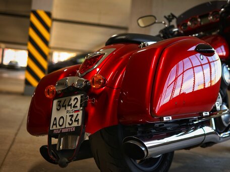 2010 Kawasaki VN1700 Vulcan, красный, 830000 рублей, вид 3