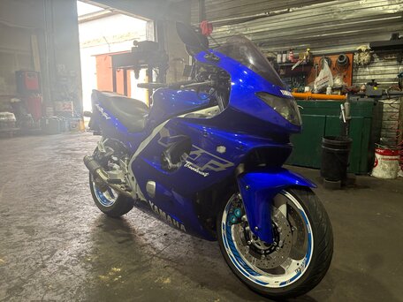 1996 Yamaha YZF600R Thundercat, синий, 350000 рублей, вид 4