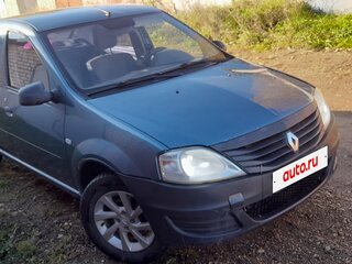 2011 Renault Logan I Рестайлинг, синий, 220000 рублей, вид 2