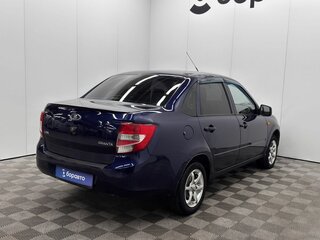 2012 Lada (ВАЗ) Granta I, синий, 415000 рублей, вид 4
