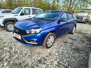 2019 Lada (ВАЗ) Vesta I, синий, 1050000 рублей, вид 4