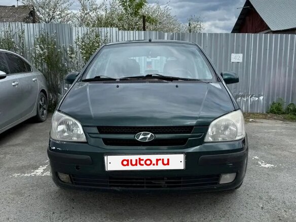 2004 Hyundai Getz I, зелёный, 330000 рублей