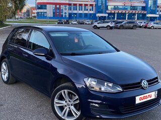 2013 Volkswagen Golf VII, синий, 990000 рублей, вид 3