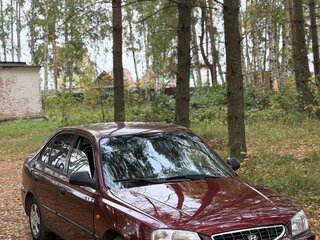 2007 Hyundai Accent ТагАЗ II, красный, 235000 рублей, вид 3