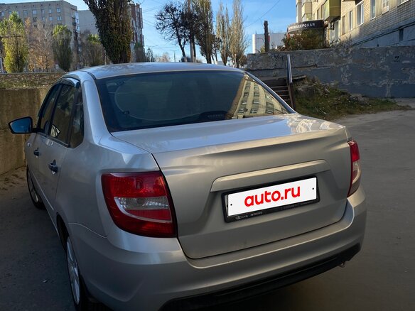 2020 Lada (ВАЗ) Granta I Рестайлинг, серый, 299000 рублей - вид 5