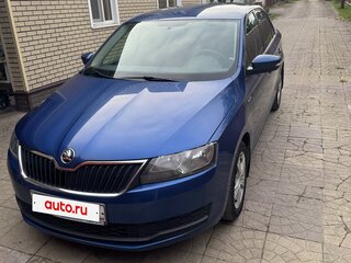 2018 Skoda Rapid I Рестайлинг, синий, 1100000 рублей, вид 1
