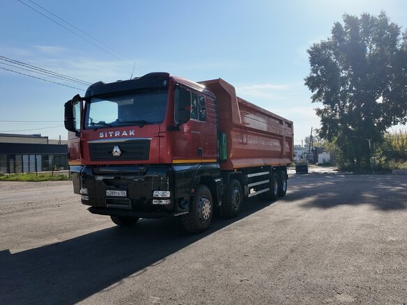 2023 Sinotruk Sitrak C7H, оранжевый - вид 7