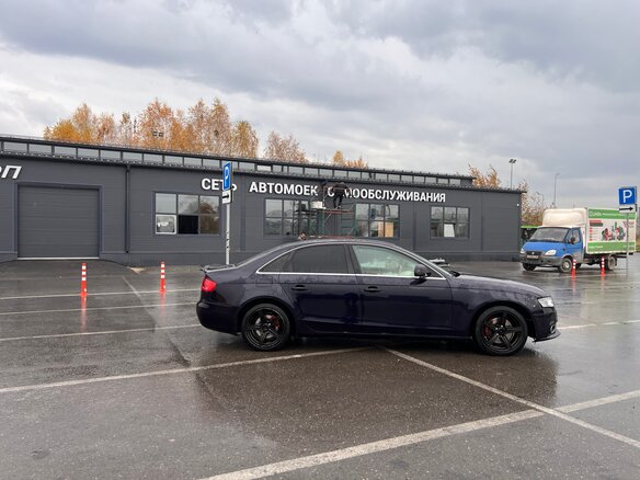 2008 Audi A4 IV (B8), синий, 890000 рублей - вид 3