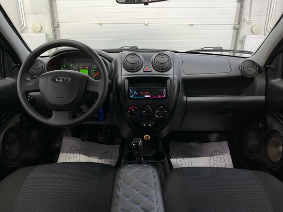 2015 Lada (ВАЗ) Granta I, серый, 469000 рублей - вид 9