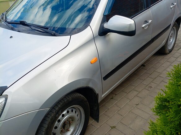 2014 Lada (ВАЗ) Granta I, серый - вид 2